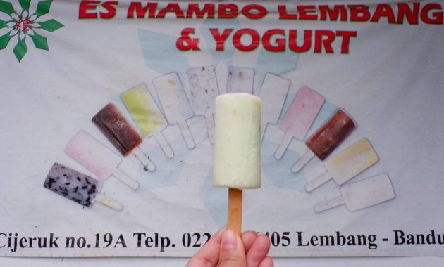Es Mambo dan Yoghurt Lembang