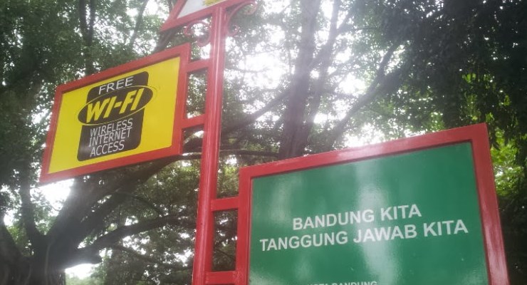 Fasilitas WiFi di Taman Kota Bandung