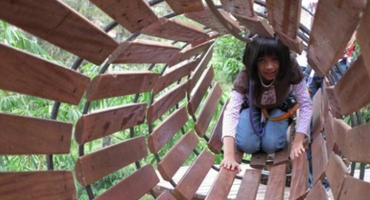 Wahana Di Bandung Treetop Adventure Park