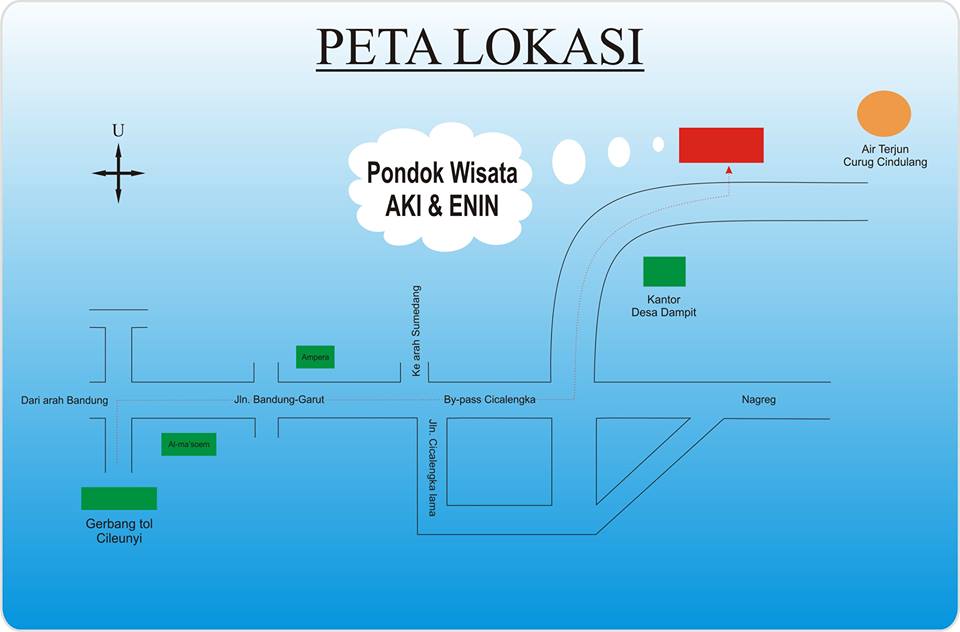 Peta Lokasi Pondok Aki-Enin